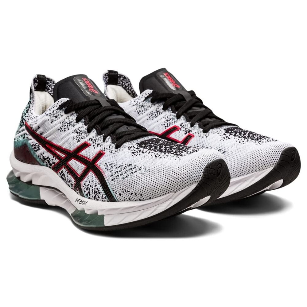ASICS Kinsei Blast Men's Running Shoes White Black 1011B203-109 Size 8.5 US